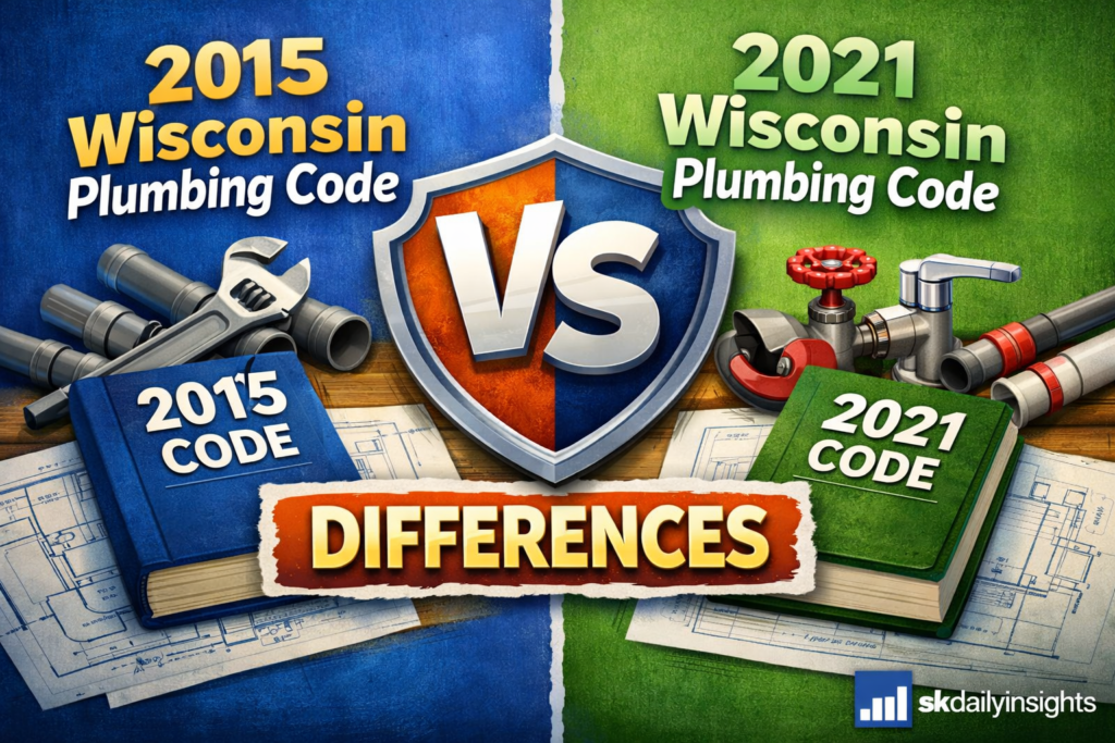2015 wisconsin plumbing code vs 2021 wisconsin plumbing code differences